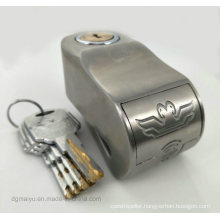 SUS304 Reinforcement Steel 120dB Alarm Lock with Battery.